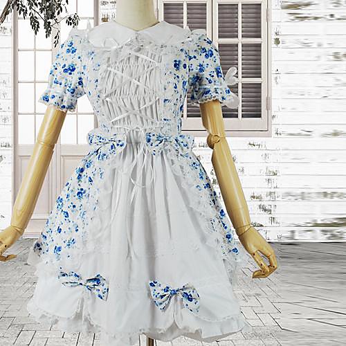 

Dress Sweet Lolita Dress Women's Lolita Accessories Cotton Halloween Costumes / Short Length