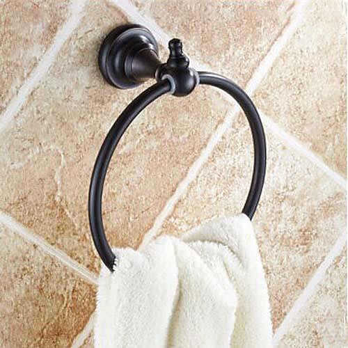 

Towel Bar Antique Brass 1 pc - Hotel bath towel ring