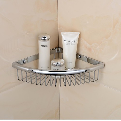 

Bathroom Shelf Contemporary Brass 1 pc - Hotel bath