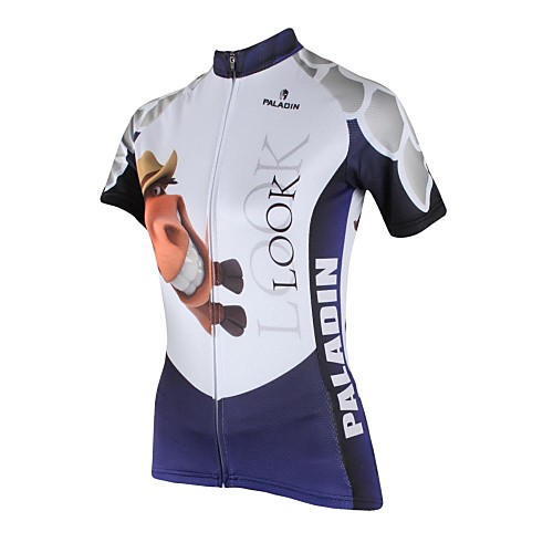 

Women's Short Sleeve Bike Jersey Top Breathable Quick Dry Ultraviolet Resistant Sports Clothing Apparel