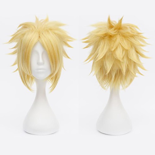 

Final Fantasy Cloud Strife Cosplay Wigs Men's 12 inch Heat Resistant Fiber Anime