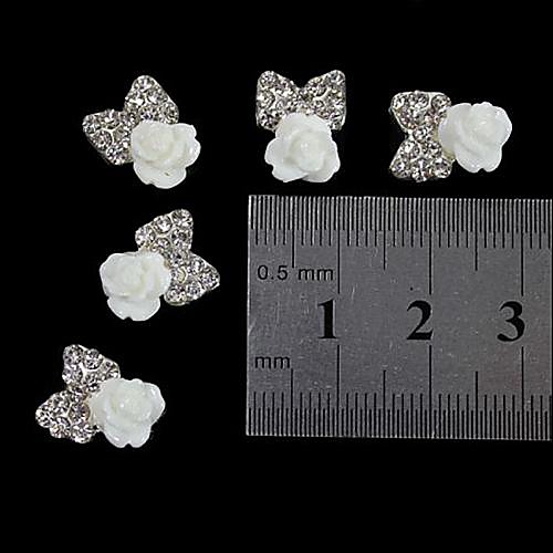 

10 pcs Metal Nail Kits Lovely Fruit Flower Abstract Daily Nail Jewelry for Finger Toe Other / Cartoon / Punk