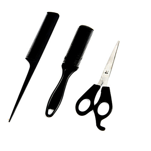 

Beauty Scissors Comb Hair Three-Piece Kit