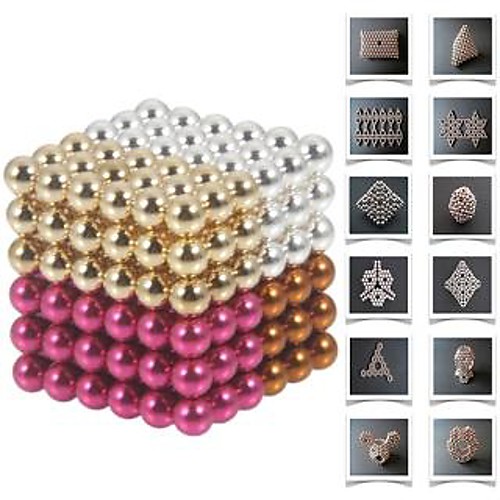 

216 pcs Magnet Toy Building Blocks Super Strong Rare-Earth Magnets Neodymium Magnet Metal Adults' Boys' Girls' Toy Gift