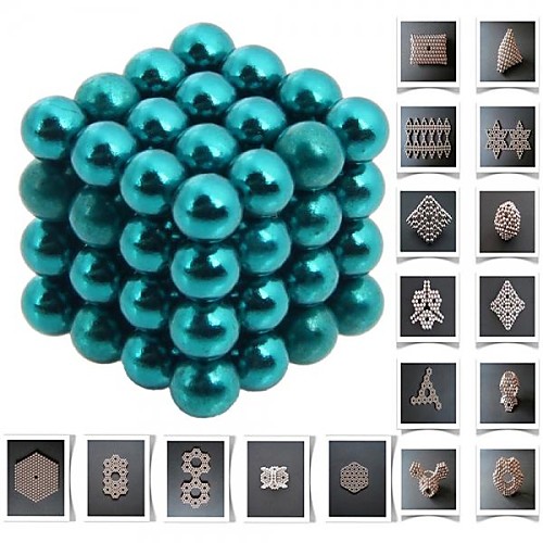 

64 pcs Magnet Toy Building Blocks Super Strong Rare-Earth Magnets Neodymium Magnet Metal Adults' Boys' Girls' Toy Gift