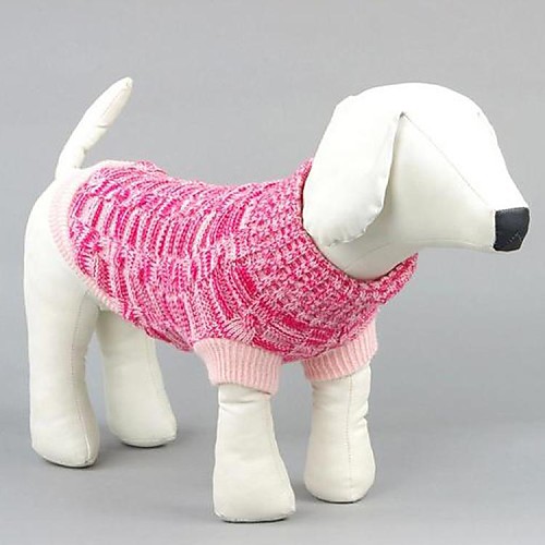 

Dog Sweater Dog Clothes Blue Pink Terylene Cotton Costume For Winter