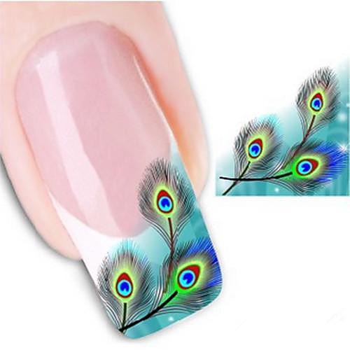 

water transfer printing nail stickers xf1317