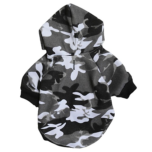 

Cat Dog Hoodie Puppy Clothes Camo / Camouflage Winter Dog Clothes Puppy Clothes Dog Outfits Camouflage Color Costume for Girl and Boy Dog Terylene XS S M L