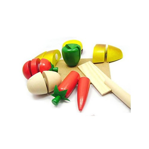 

Cutting Fruit Vegetables Kitchen Pretend Play Toy