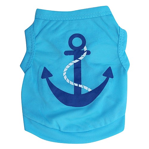 

Cat Dog Shirt / T-Shirt Puppy Clothes Dog Clothes Puppy Clothes Dog Outfits Red Blue Pink Costume for Girl and Boy Dog Terylene XS S M L