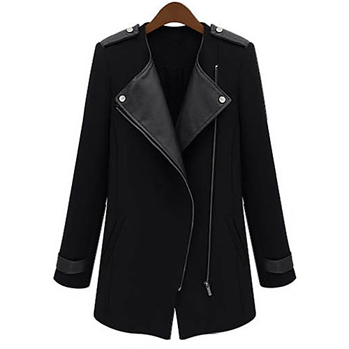 

Huacheng Women's Fashion Casual Tweed Coat 19666