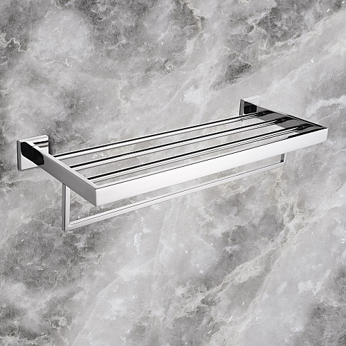 

Towel Bar Contemporary Stainless Steel 1 pc - Hotel bath Double