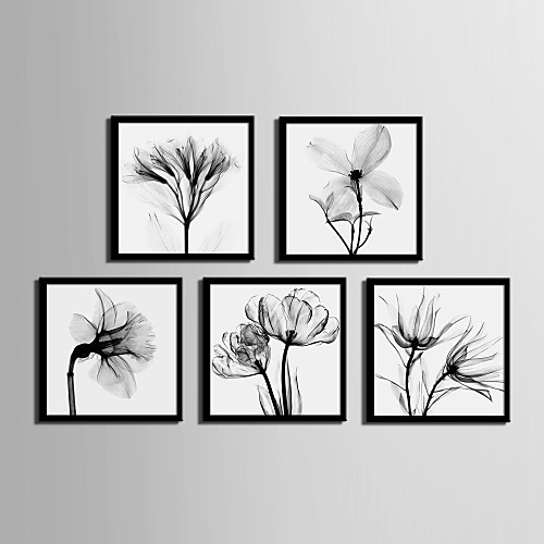 

Framed Canvas Framed Set - Floral / Botanical PVC Illustration Wall Art