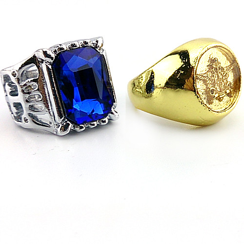 

Jewelry Inspired by Black Butler Ciel Phantomhive Anime Cosplay Accessories Ring Artificial Gemstones Men's New Hot Halloween Costumes