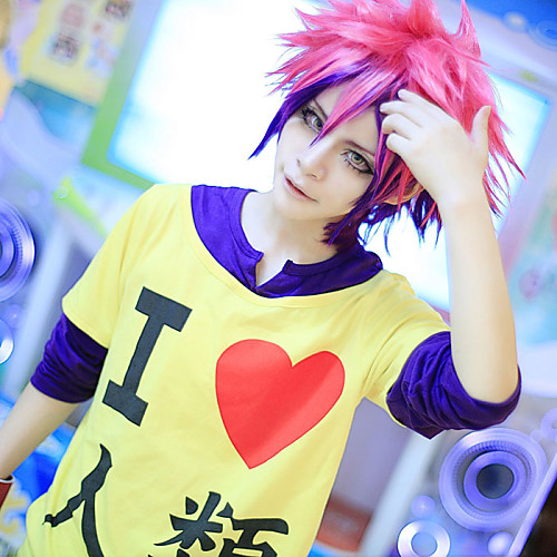 

Inspired by No Game No Life Cosplay Anime Cosplay Costumes Japanese Cosplay Hoodies Print Long Sleeve T-shirt For Men's