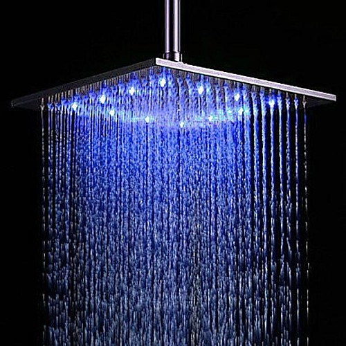 

Contemporary Rain Shower Brushed Feature - LED / Rainfall, Shower Head