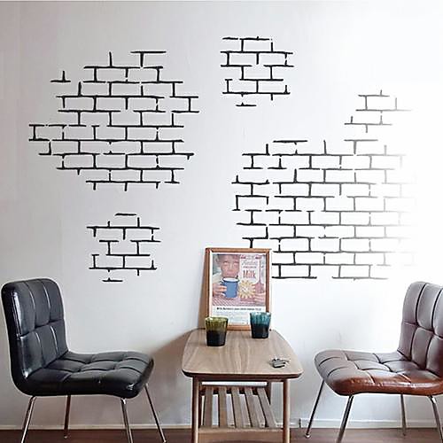 

Wall Stickers Wall Decals, Modern Brick brick texture characteristics PVC Wall Stickers 1pc 92148cm