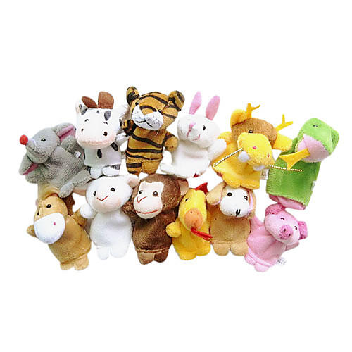 

Finger Puppets Puppets Cute Novelty Lovely Cartoon Birthday Textile Plush Girls' Kid's Perfect Gifts Present for Kids Babies Toddler