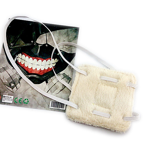 

Mask Inspired by Tokyo Ghoul Cosplay Anime Cosplay Accessories Mask Polar Fleece Men's New Halloween Costumes