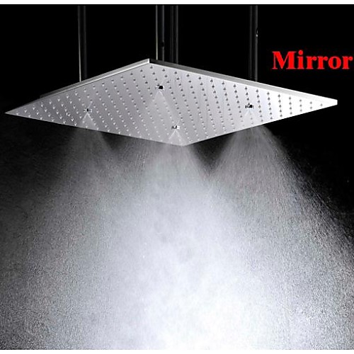

20 Inch Stainless Steel 304 Ceiling Mounted Bathroom Shower Head With Atomizing And Rainfall Rainfall and Waterfall Dual Functions, Shower Head Only