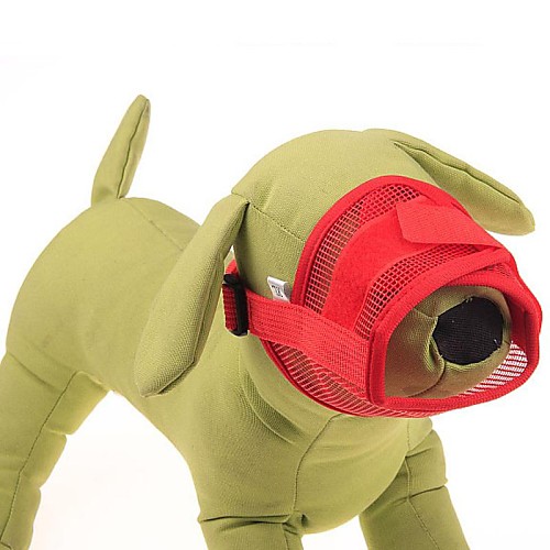 

Cat Dog Muzzle Textile Nylon Purple Red