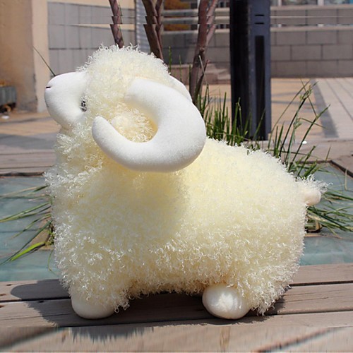 

Lovely White Goat Plush Toy Soft Gift Doll
