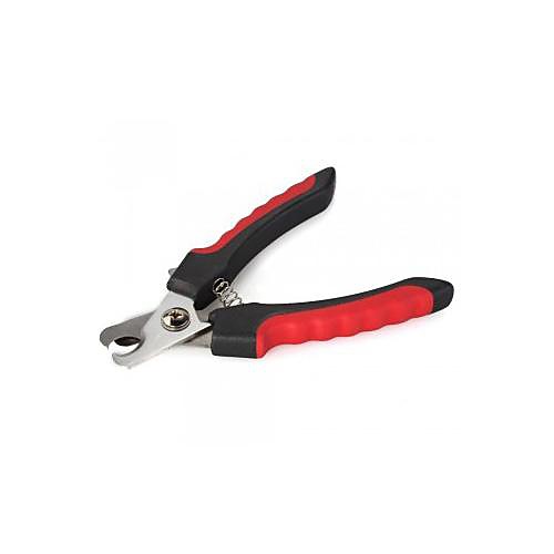 

Pet Dog Puppy Stainless Steel Ergonomic Nail Toe File Clipper Red Black Large