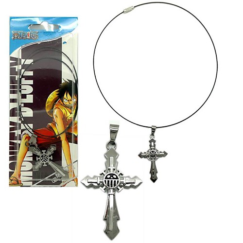 

Jewelry Inspired by One Piece Cosplay Anime Cosplay Accessories Necklace Alloy Men's Hot Halloween Costumes