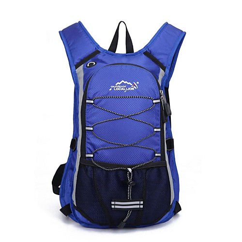 

12 L Hiking Backpack Cycling Backpack Gym Bag / Yoga Bag Breathable Straps - Moistureproof Quick Dry Dust Proof Wear Resistance Outdoor Swimming Camping / Hiking Fishing Polyester Nylon Orange Blue