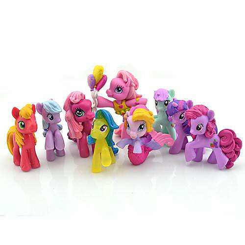 

My Little Pony 10pcs 4-6cm Mini Action Figure Set (Random Colors)