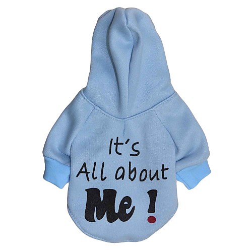 

Cat Dog Hoodie Fleece Hoodie Puppy Clothes Letter & Number Fashion Winter Dog Clothes Puppy Clothes Dog Outfits White Black Blue Costume for Girl and Boy Dog Cotton XS S M L