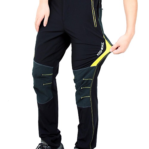 

KORAMAN Men's Cycling Pants Bike Pants / Trousers / Bottoms Breathable, Quick Dry Solid Colored Spandex Black / Red / Black / Green / Black / Yellow Road Cycling Relaxed Fit Bike Wear / Stretchy