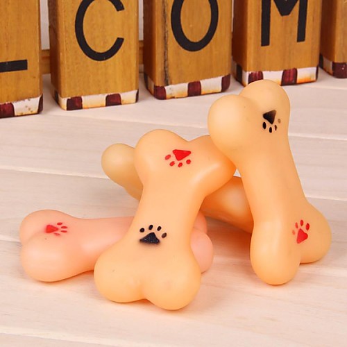 

Chew Toy Squeaking Toy Bite Bone Dog Play Toy Cat Toy Dog Toy Squeak / Squeaking Rubber Gift Pet Toy Pet Play