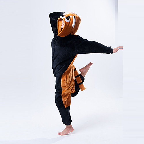 

Adults' Kigurumi Pajamas Raccoon Bear Animal Onesie Pajamas Polar Fleece Orange Cosplay For Men and Women Animal Sleepwear Cartoon Festival / Holiday Costumes