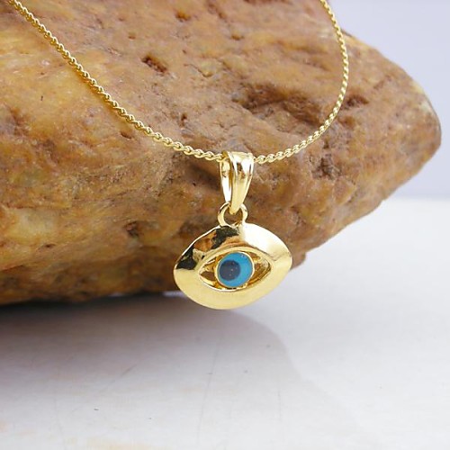

Men's Pendant Evil Eye Ladies Fashion Gold Plated Alloy Golden Necklace Jewelry For Party / Evening Dailywear