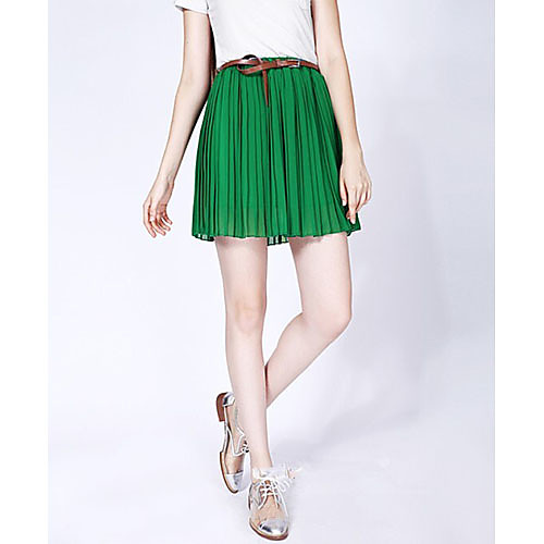 

Women's Green Solid Color Classic Style Classic & Timeless