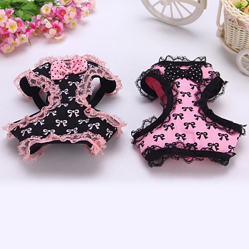 

Dog Harness Textile Black Pink