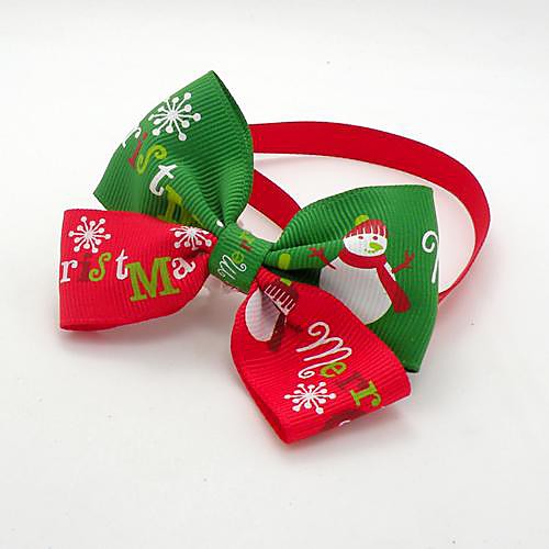 

Cat Dog Necklace Puppy Clothes Tie / Bow Tie Cosplay Wedding Christmas Dog Clothes Puppy Clothes Dog Outfits Red Costume for Girl and Boy Dog Cotton