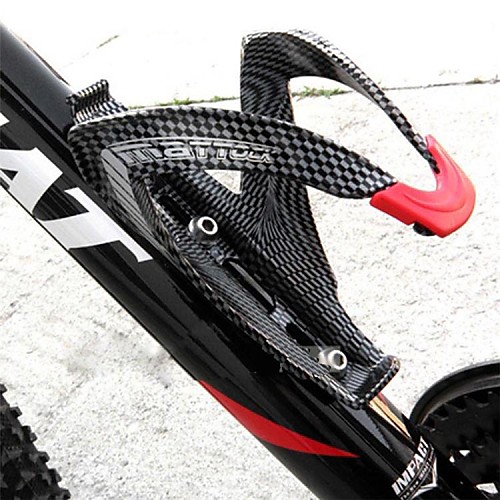 

Bike Water Bottle Cage Carbon Fiber Lightweight For Cycling Bicycle Road Bike Mountain Bike MTB Carbon Fiber Full Carbon Black