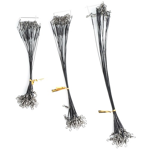 

60 Lure Coated Leader Wire Trace Pike Sea Fishing