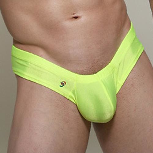 

Men's 1 Piece Briefs Underwear Solid Colored White Black Yellow M L XL