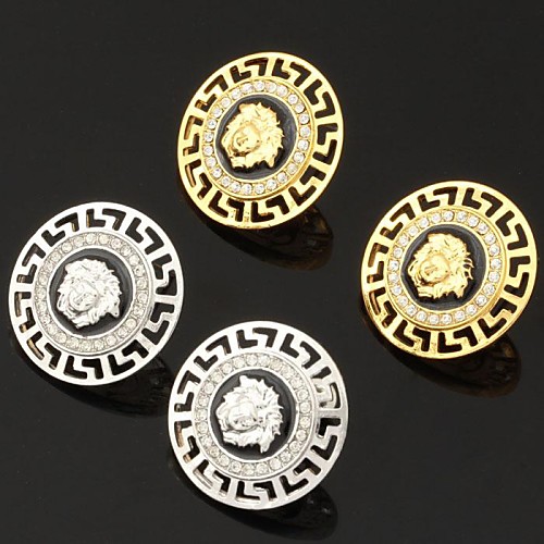 

Women's Stud Earrings Fashion Rhinestone Platinum Plated Gold Plated Earrings Jewelry Silver / Golden For Wedding Party Daily Casual Sports