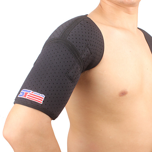 

SHUOXIN Shoulder Brace / Shoulder Support for Yoga Gym Workout Outdoor Nylon Lycra Spandex 1pc Sport Outdoor clothing Black