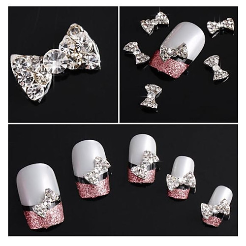 

10 pcs Metal Nail Kits Lovely Classic Cartoon Punk Daily Glitter Powder for Finger Toe