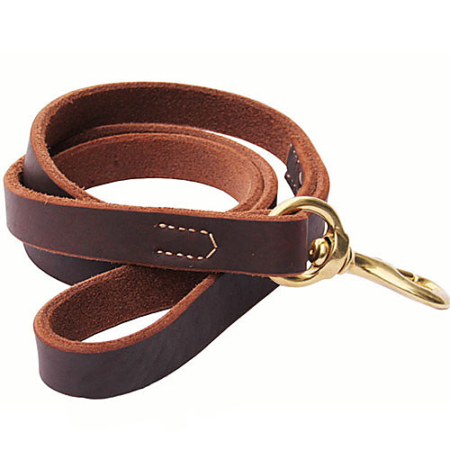 

Cody Durable Cow Leather Thicken Leashes for Pets Dogs