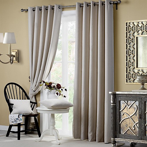 

Custom Made Blackout Blackout Curtains Drapes Two Panels 2(42W×84L) / Living Room