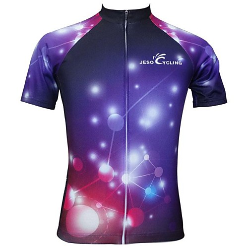 

JESOCYCLING Women's Short Sleeve Cycling Jersey Polyester Bike Jersey Top Breathable Quick Dry Sports Clothing Apparel / Stretchy