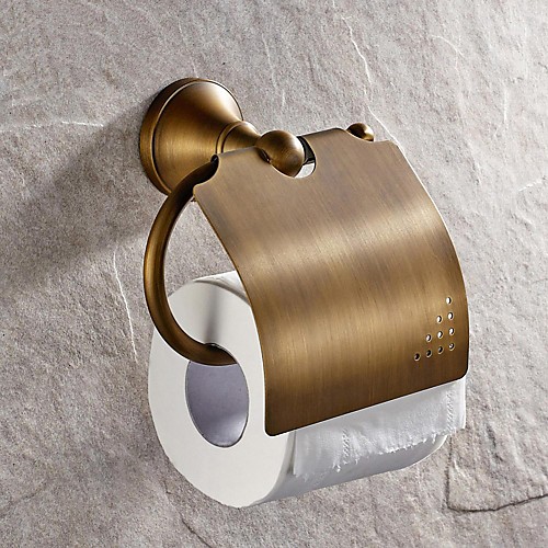 

Toilet Paper Holder High Quality Antique Brass 1 pc - Hotel bath