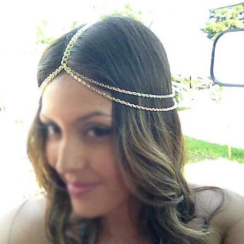

Women's Party Jewelry Vintage Alloy Headbands Hair Charms Wedding Party
