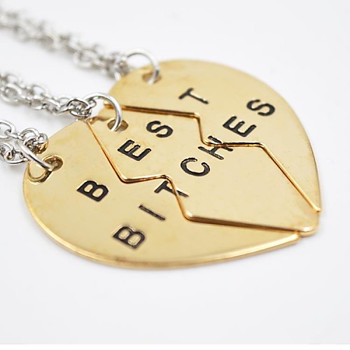 

Men's Women's Pendant Necklace Monogram Love life Tree Best Friends Friendship Relationship European Fashion Initial Sister Alloy Golden Silver Necklace Jewelry For Daily Casual Graduation